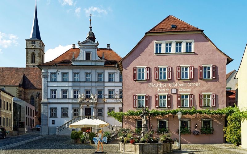 Burg und Felsformationen in der Fränkischen Schweiz, Aussichtspunkt bei Gößweinstein