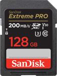 SanDisk Extreme Pro 128GB SDXC UHS-I Speicherkarte, U3, V30, A2, 200MB/s, C10, Full HD & 4K Video, SDSDXXY-128G-GN4IN