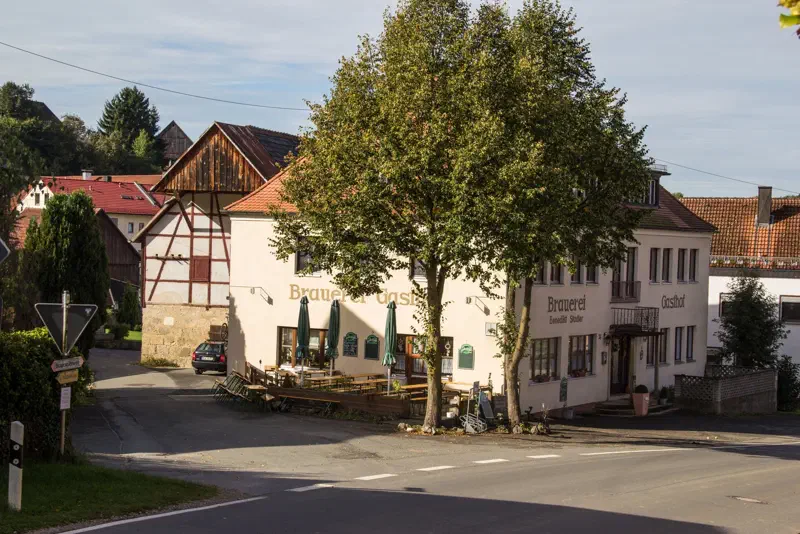 Brauereigasthof Stadter in Sachsendorf am Brauereienweg Aufseß