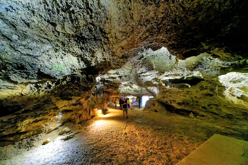 Sophienhöhle bei Burg Rabenstein, Innenansicht