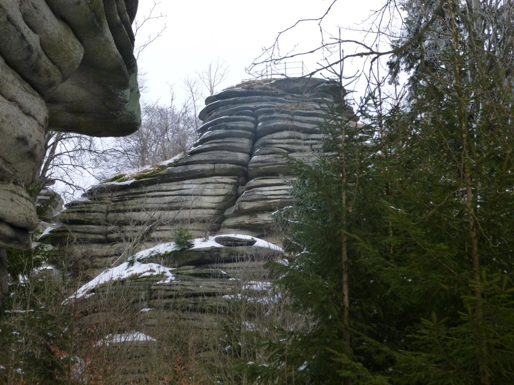 Rudolfstein Wanderung ab Weißenstadt mit Granitfelsen im Fichtelgebirge
