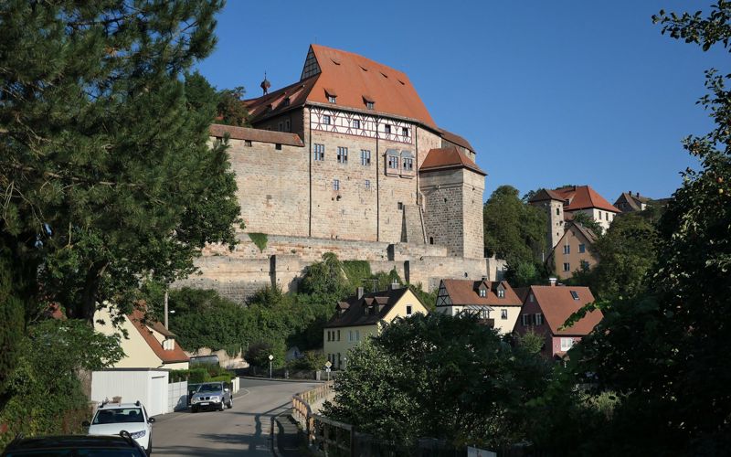 Burg Cadolzburg als Kulisse für die Burg-Lichtspiele
