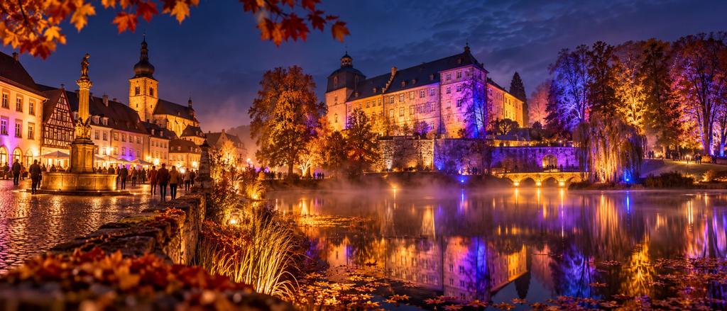 Oberfranken leuchtet heißt es am Wochenende in Thurnau.