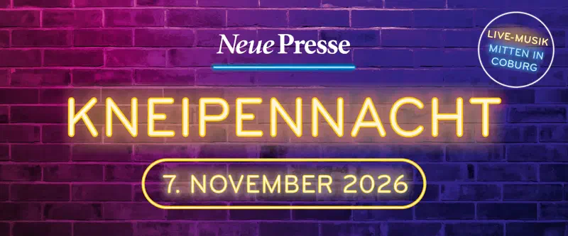 Motiv der Neuen Presse Kneipennacht 2026 in Coburg