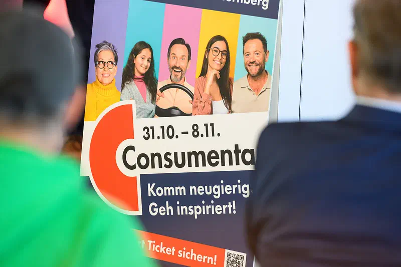 Consumenta-Plakat für den Zeitraum 31. Oktober bis 8. November 2026