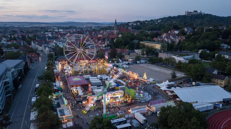 Coburger Vogelschießen auf dem Anger im August 2019