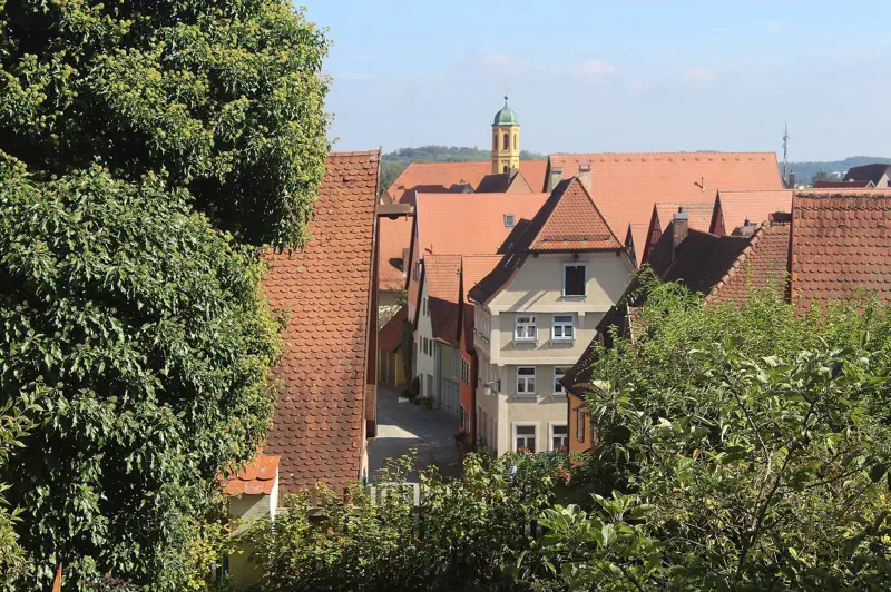 Altstadtblick vom Russelberg als Dinkelsbühl Fotospot