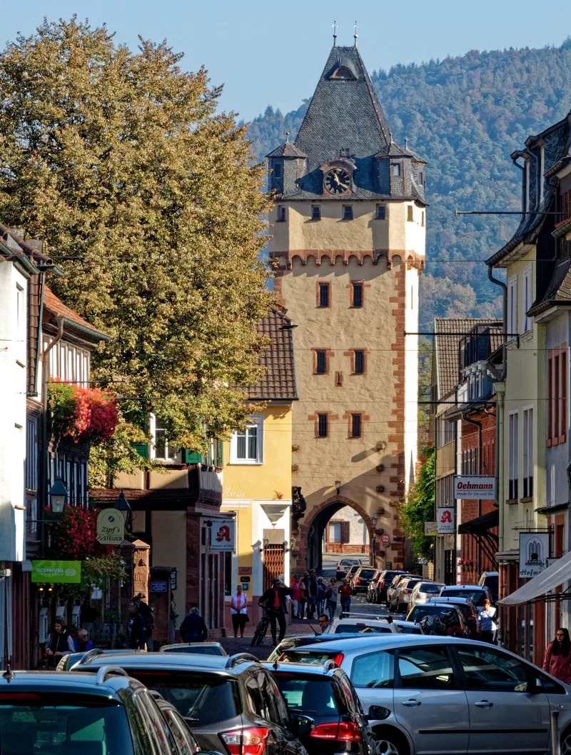 Würzburger Tor am östlichen Ende der Altstadt von Miltenberg