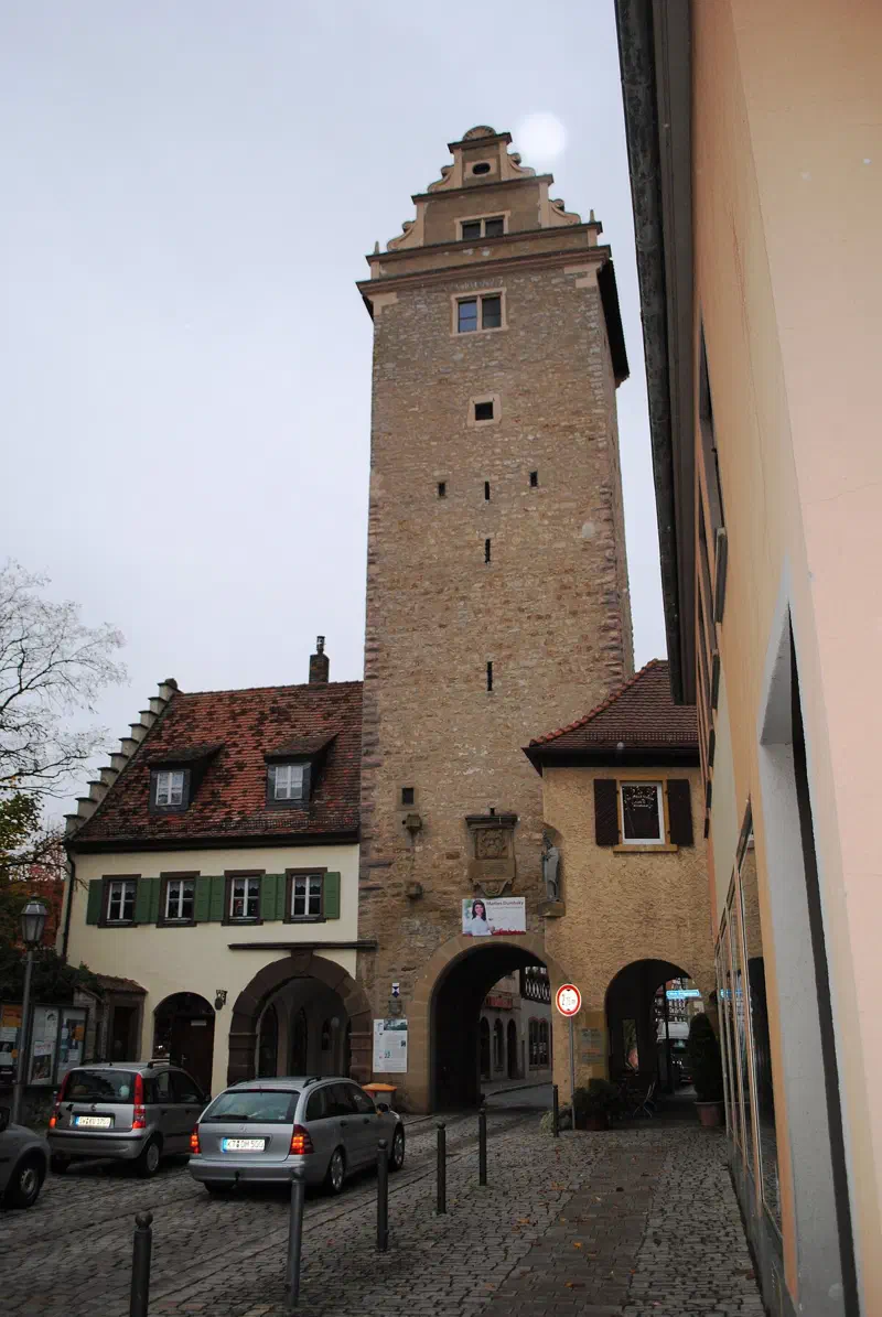 Oberes Tor in Volkach mit Torwächterhaus