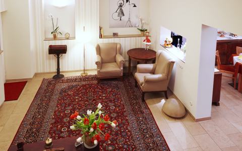 Das Hotel Vosteen besticht durch seinen 50er Jahre Flair.