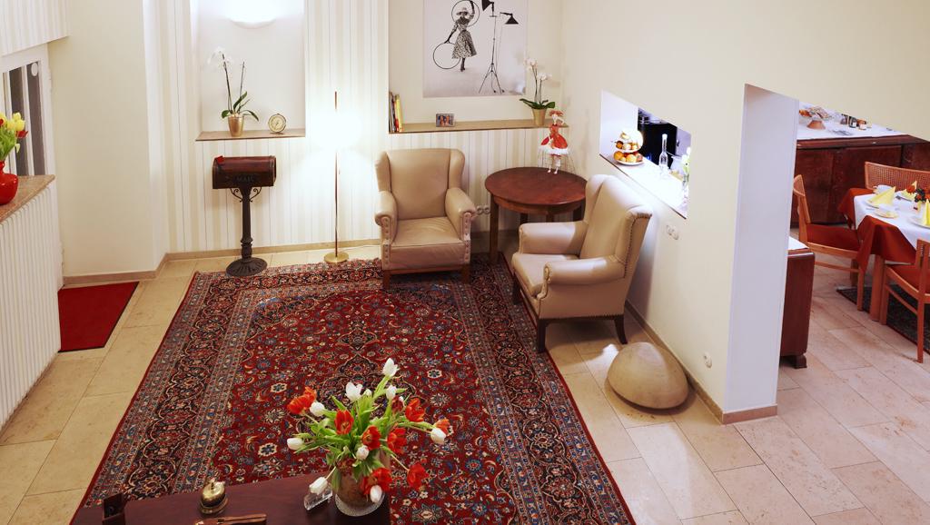 Boutiquehotel in Franken: Das Hotel Vosteen besticht im 50er Jahre Stil.
