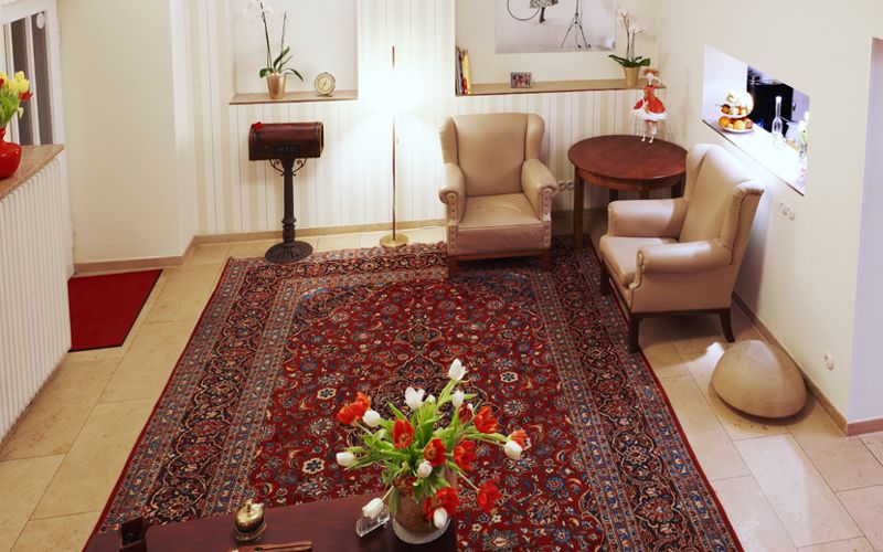 Boutiquehotel in Franken: Das Hotel Vosteen besticht im 50er Jahre Stil.