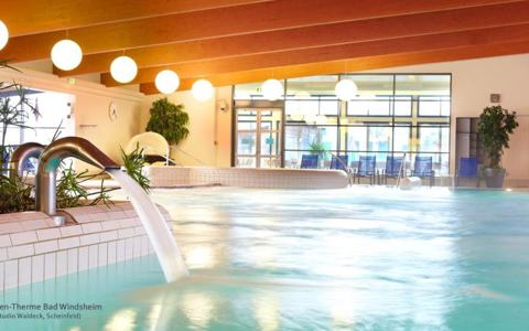 Vital Hotel an der Therme mit Bademantelgang zur Franken-Therme