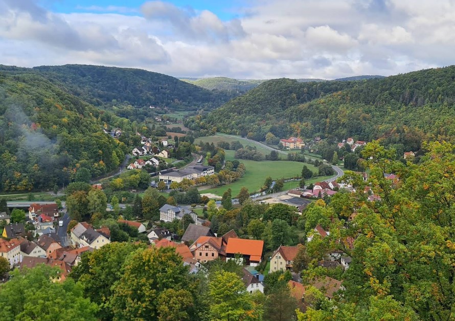Wiesenttal zwischen Streitberg und Muggendorf