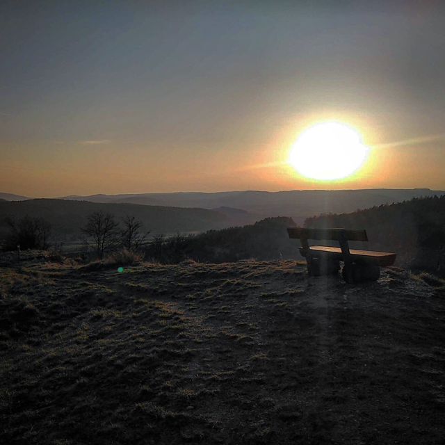 Blick vom Weyhershauk über die Landschaft der Rhön
