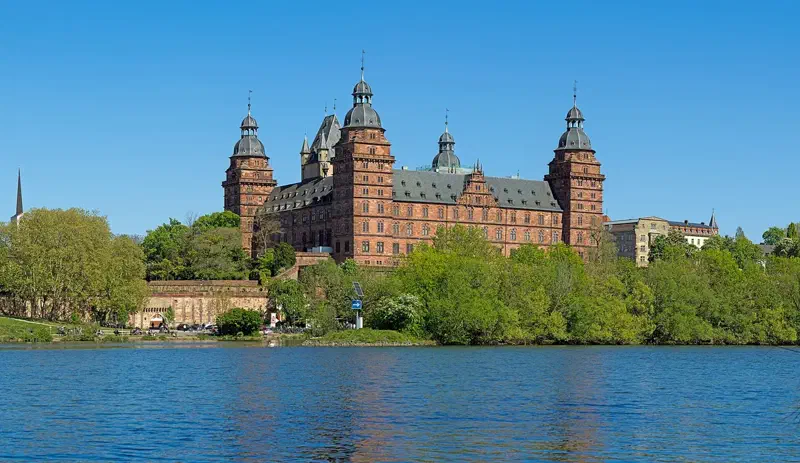 Schloss Johannisburg in Aschaffenburg am Main