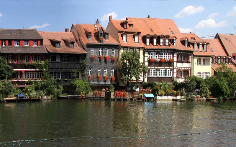Ausflugsziele Oberfranken mit Klein Venedig und Regnitz in Bamberg