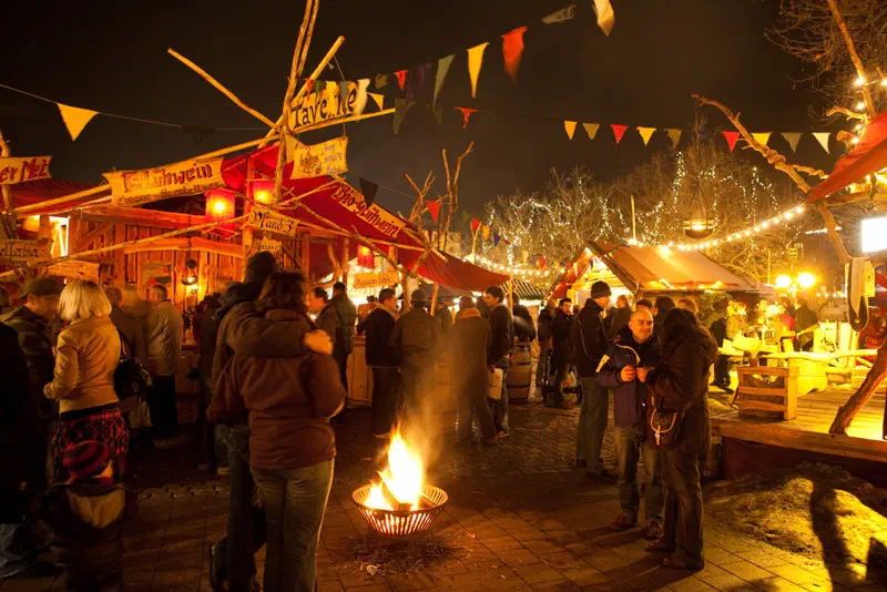 Mittelaltermarkt als einer der drei Fürther Weihnachtsmärkte